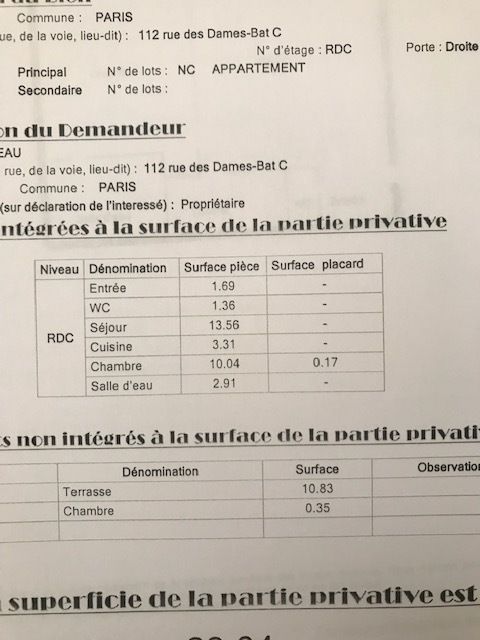 PARIS 17e·33m²·apartment·No furniture·Long-term only[Paris Rental]