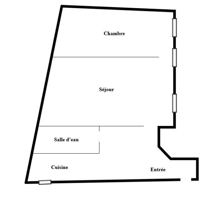 PARIS 9지역·27m²·2P·아파트·중고 주택[프랑스 파리에서 아파트 임대]