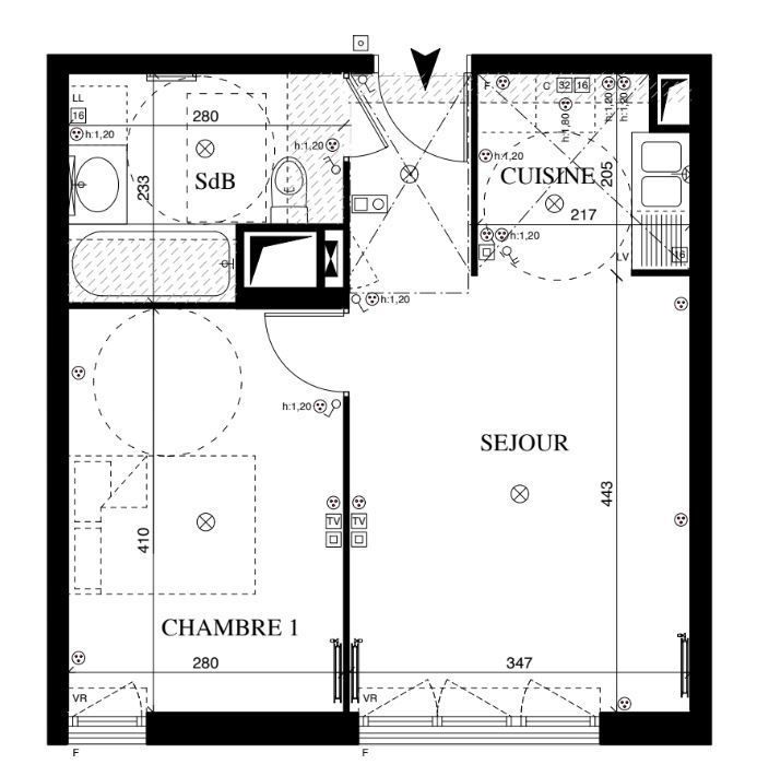 Colombes 92e·39m²·Appartement·Non meublé·A long terme uniquement[Location à Paris France]