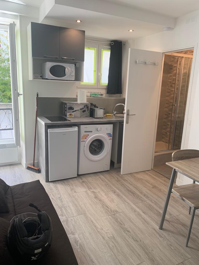 PARIS 19e·15m²·studio·Fully furnished·Long-term only[Paris Rental]