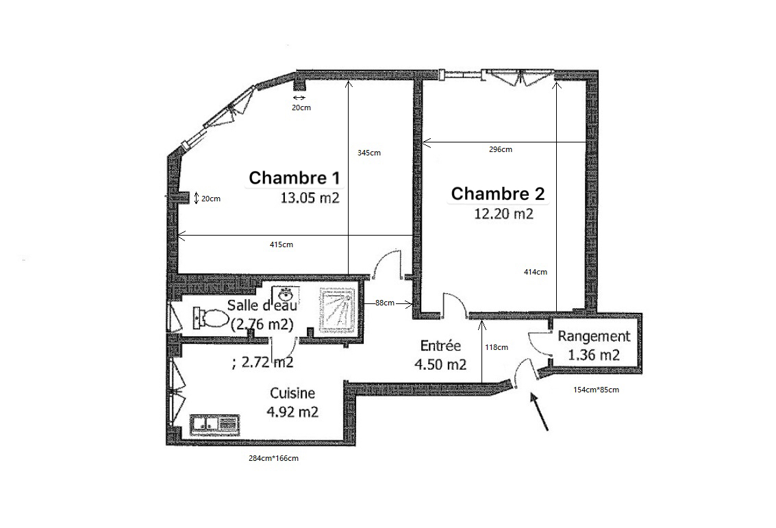 Bois-Colombes 92e·m²·apartment·No furniture·Long-term only[Paris Rental]