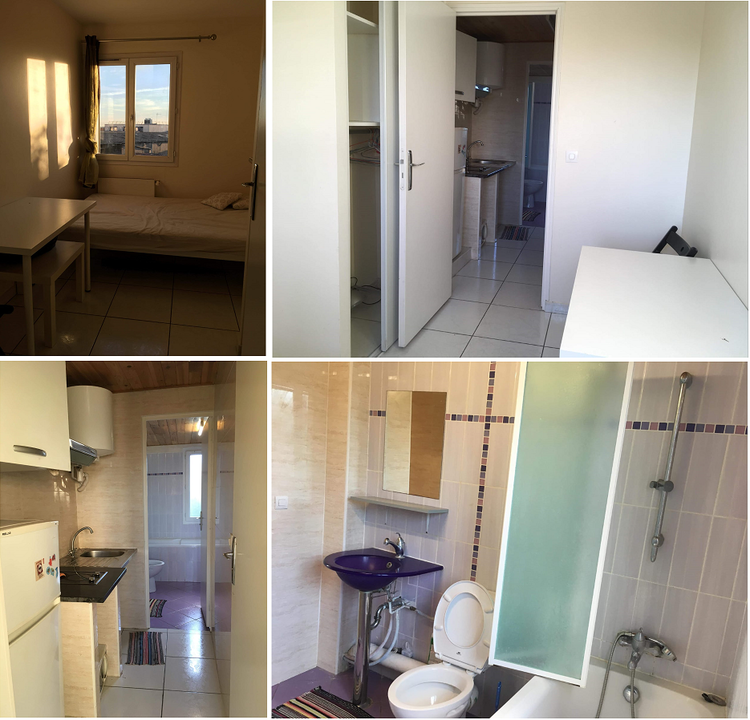 Villejuif 94区·15平·studio·家具齐全[法国巴黎租房]