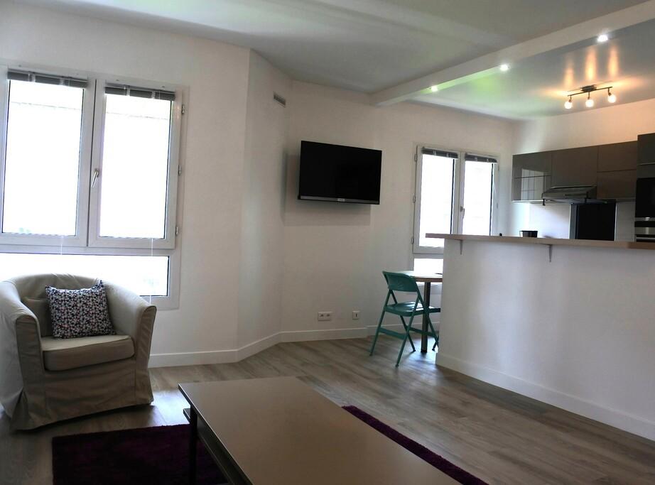 Courbevoie 92지역·49m²·아파트·가구[프랑스 파리 아파트 임대]