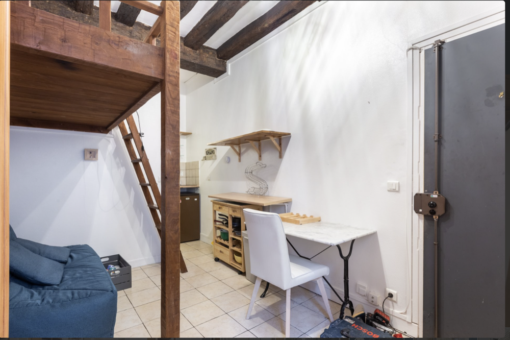 PARIS 4e·17m²·studio·With furniture[Paris Rental]