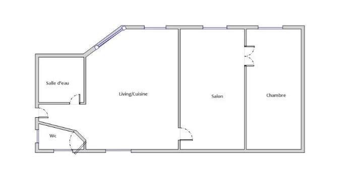 PARIS 15지역·40m²·아파트·가구[프랑스 파리에서 아파트 임대]