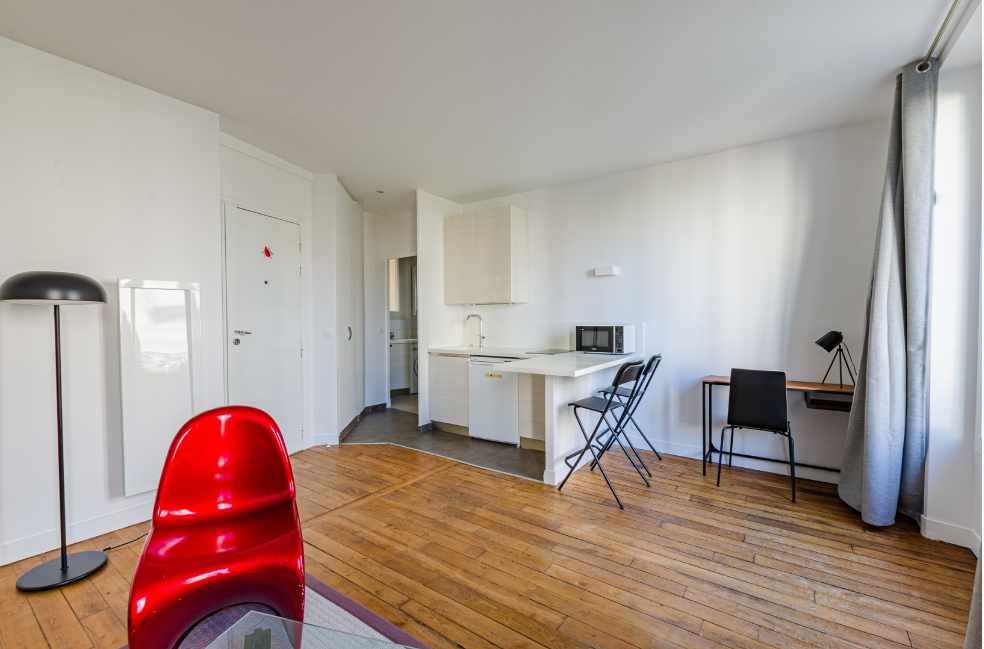 PARIS 15e·28m²·studio·With furniture[Paris Rental]