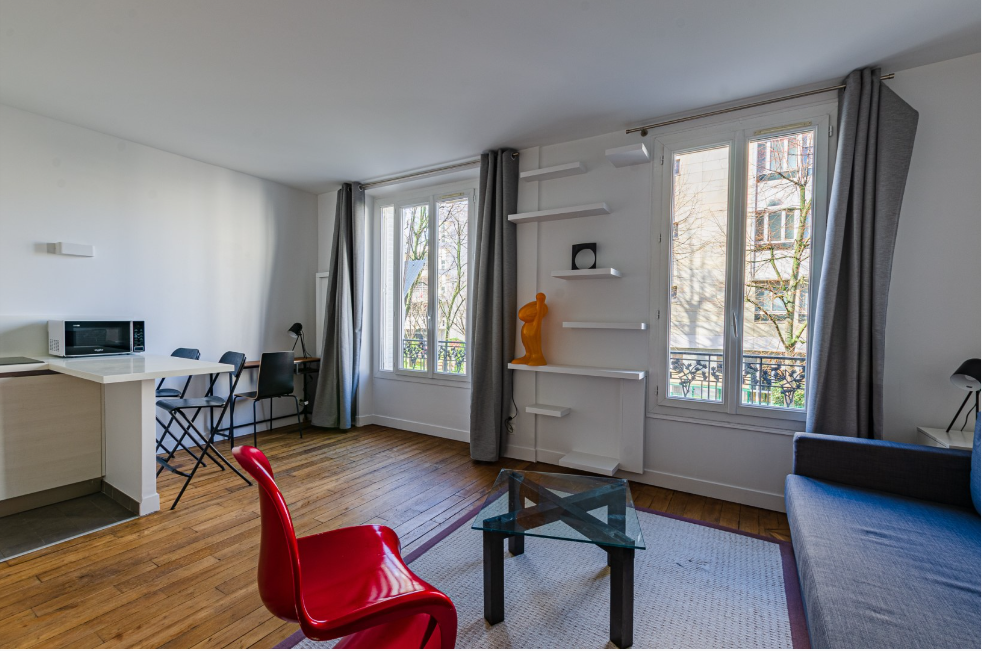 PARIS 15e·28m²·studio·With furniture[Paris Rental]