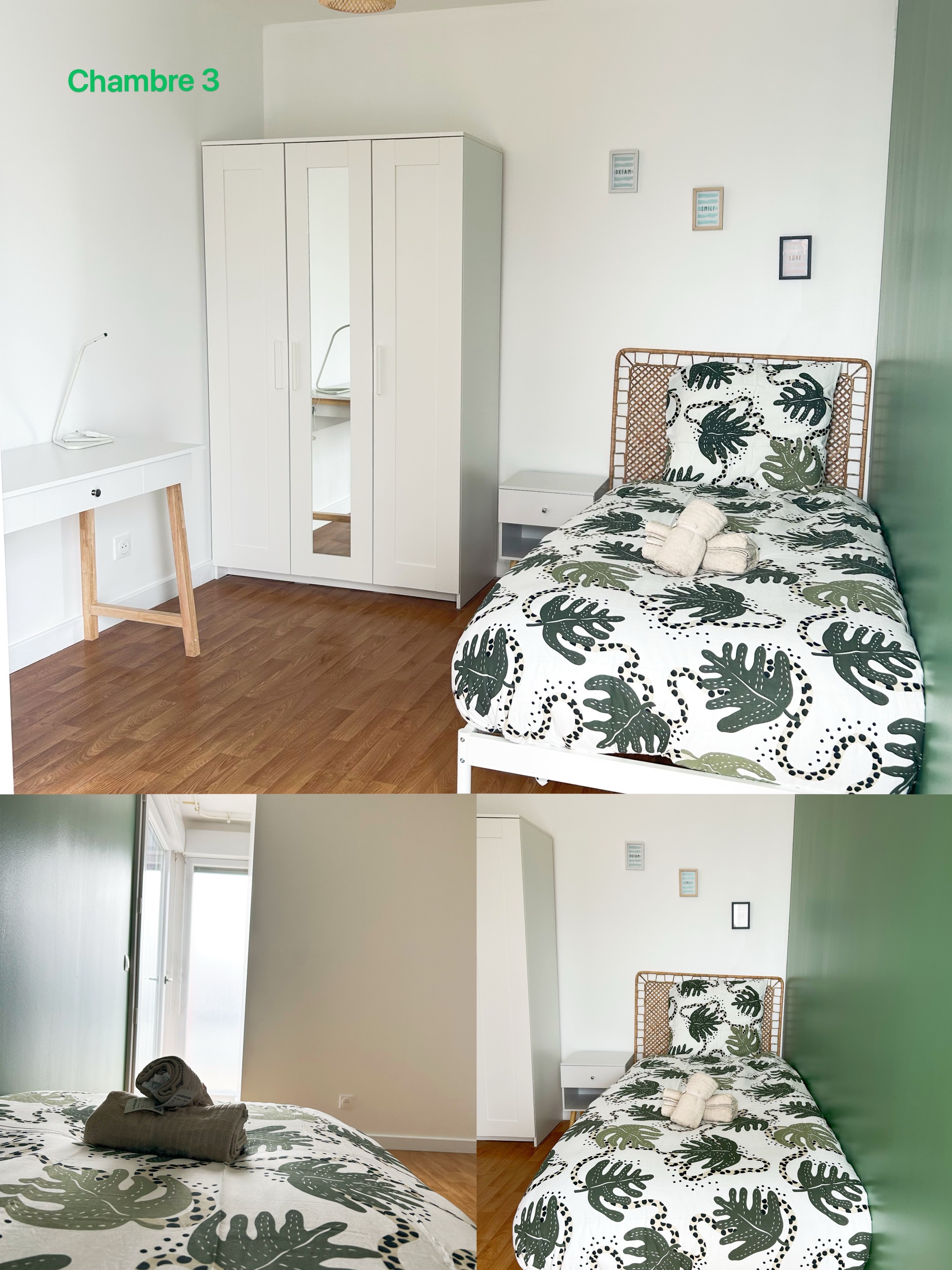 Créteil 94e·60m²·Separate room in the sharing apartment·With furniture·Long-term only[Paris Rental]