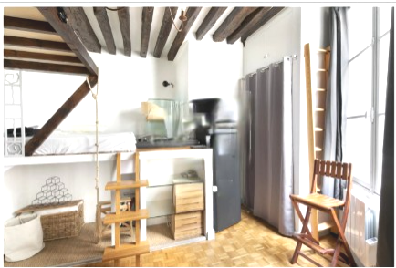 PARIS 1e·29m²·studio·With furniture[Paris Rental]