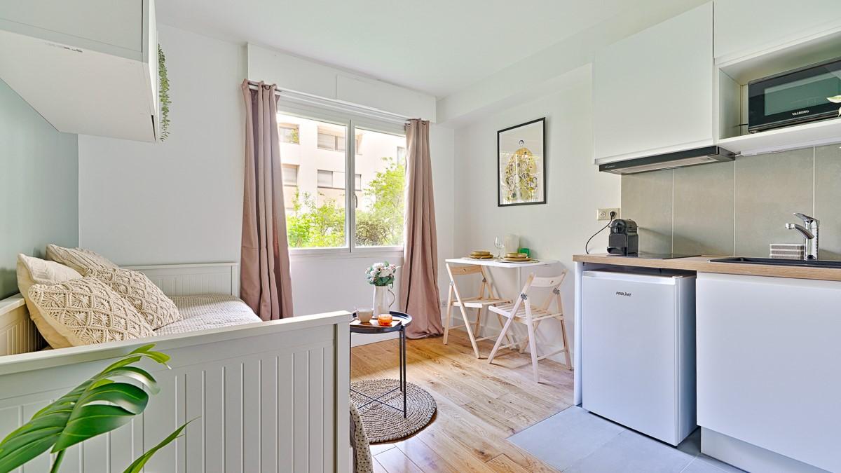 PARIS 15지역·15m²·studio·가구[프랑스 파리 아파트 임대]