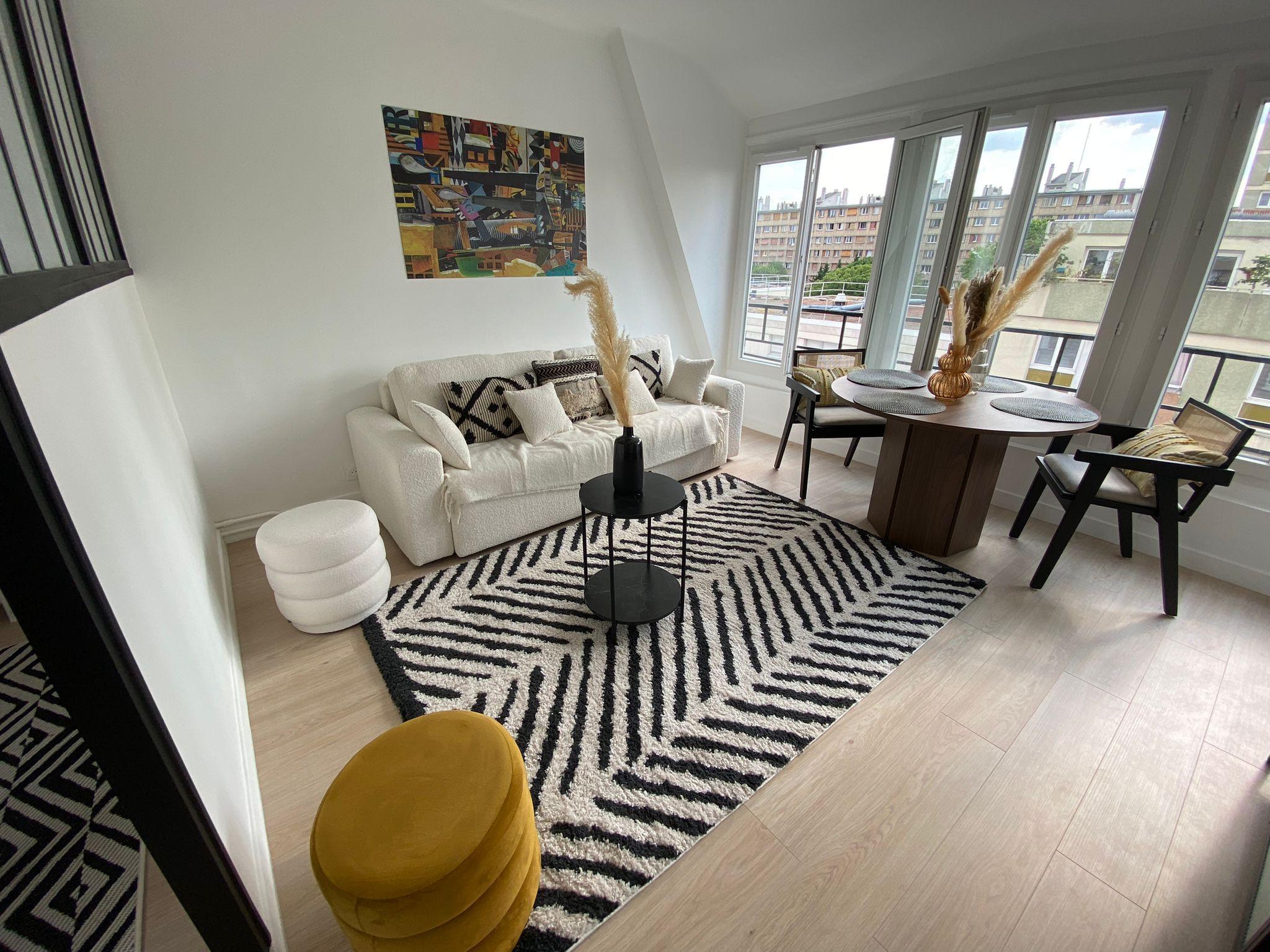 PARIS 20e·33m²·Appartement·Meublé[Location à Paris France]