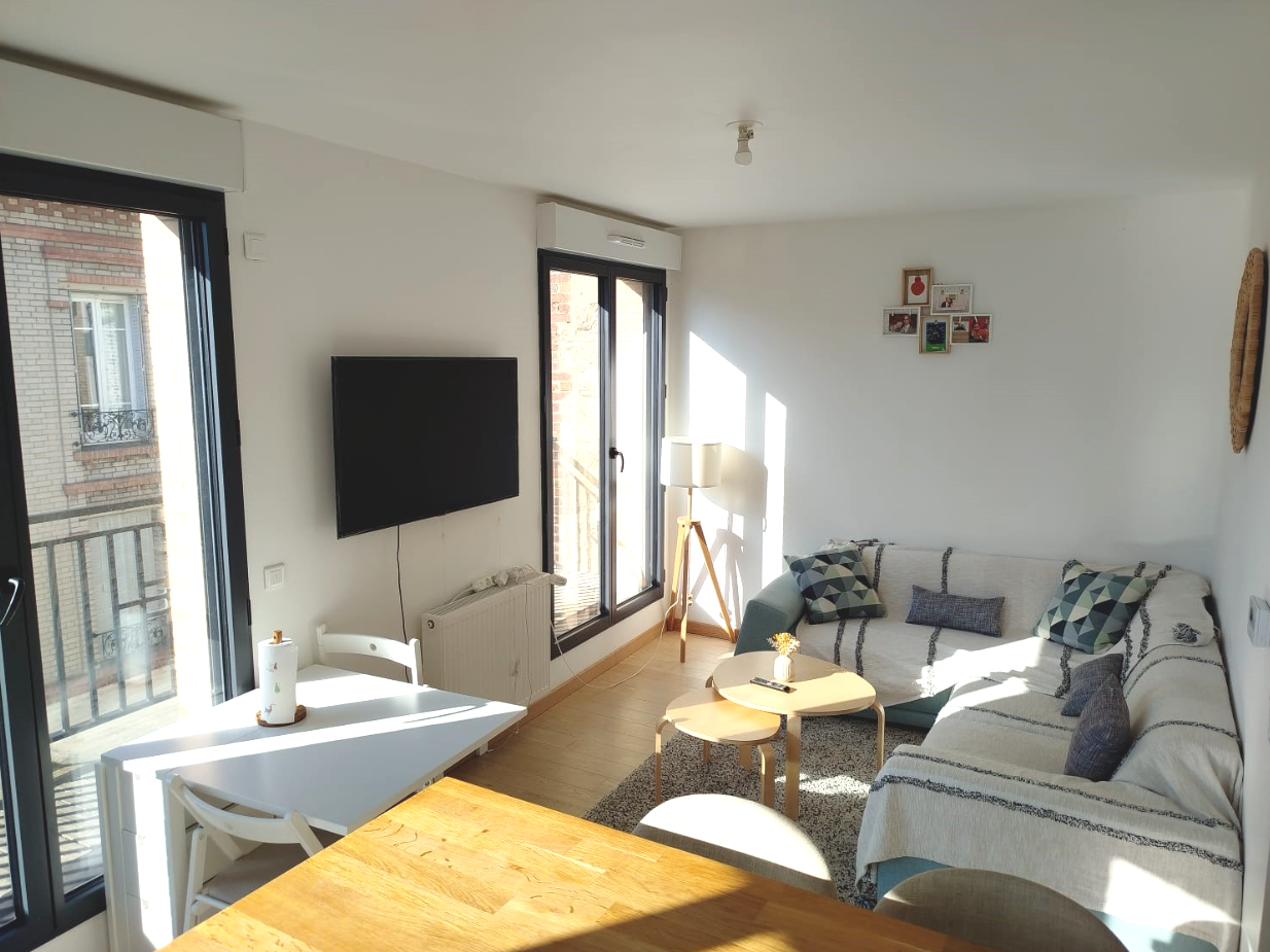 Courbevoie 92e·41m²·F2·Appartement·With furniture[Paris Rental]