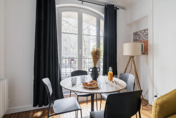 PARIS 19e·42m²·Appartement·Meublé[Location à Paris France]