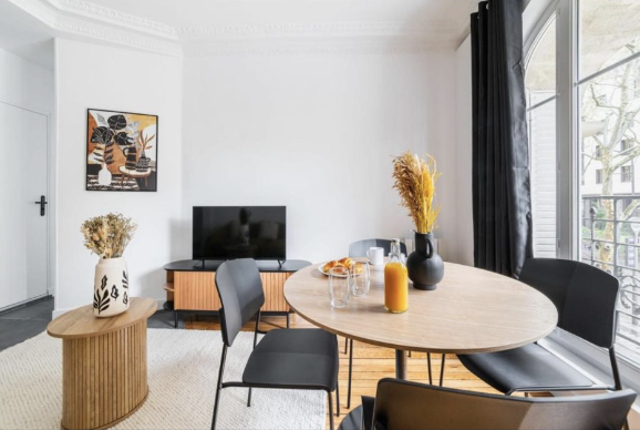 PARIS 19e·42m²·Appartement·Meublé[Location à Paris France]