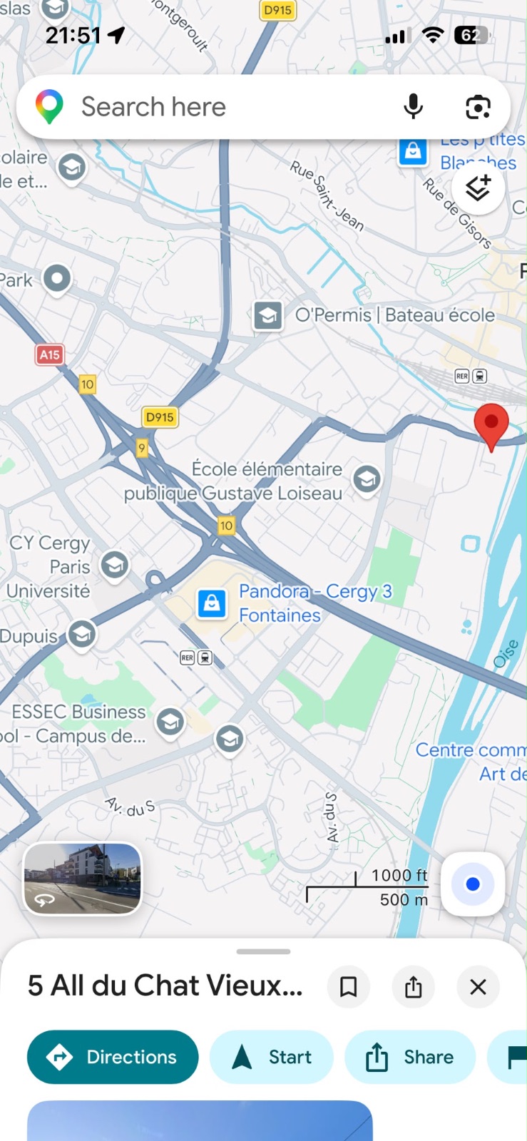 Pontoise 95区·46平·二手房[法国巴黎租房]